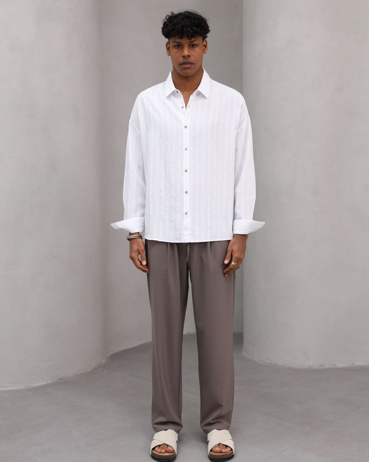 Rahat Kesim Lastikli Erkek Günlük Pantolon