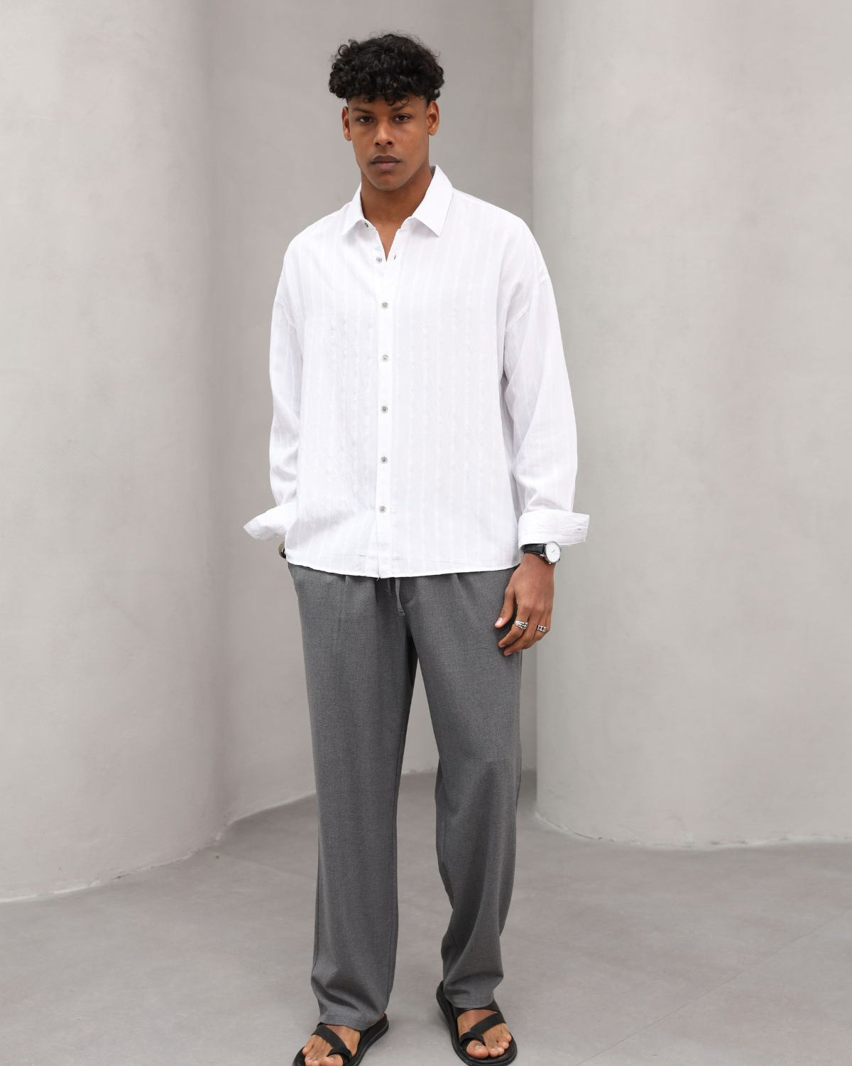 Rahat Kesim Lastikli Erkek Günlük Pantolon