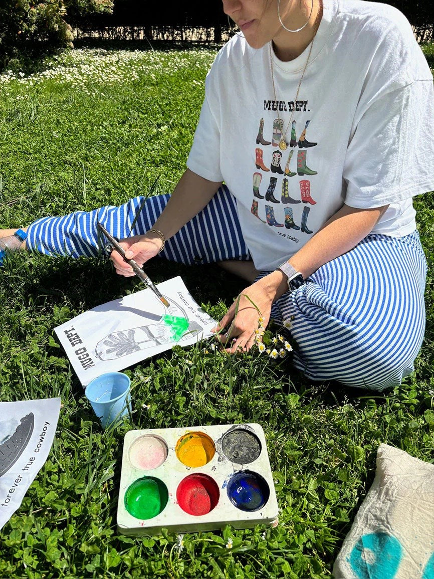 Kadın Western Ruhunu Taşıyan Forever Cowboy Tişört