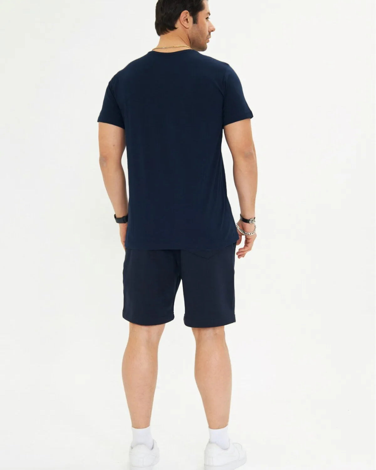 Pamuklu Konforlu Çift Cepli Diz Boyu Şort