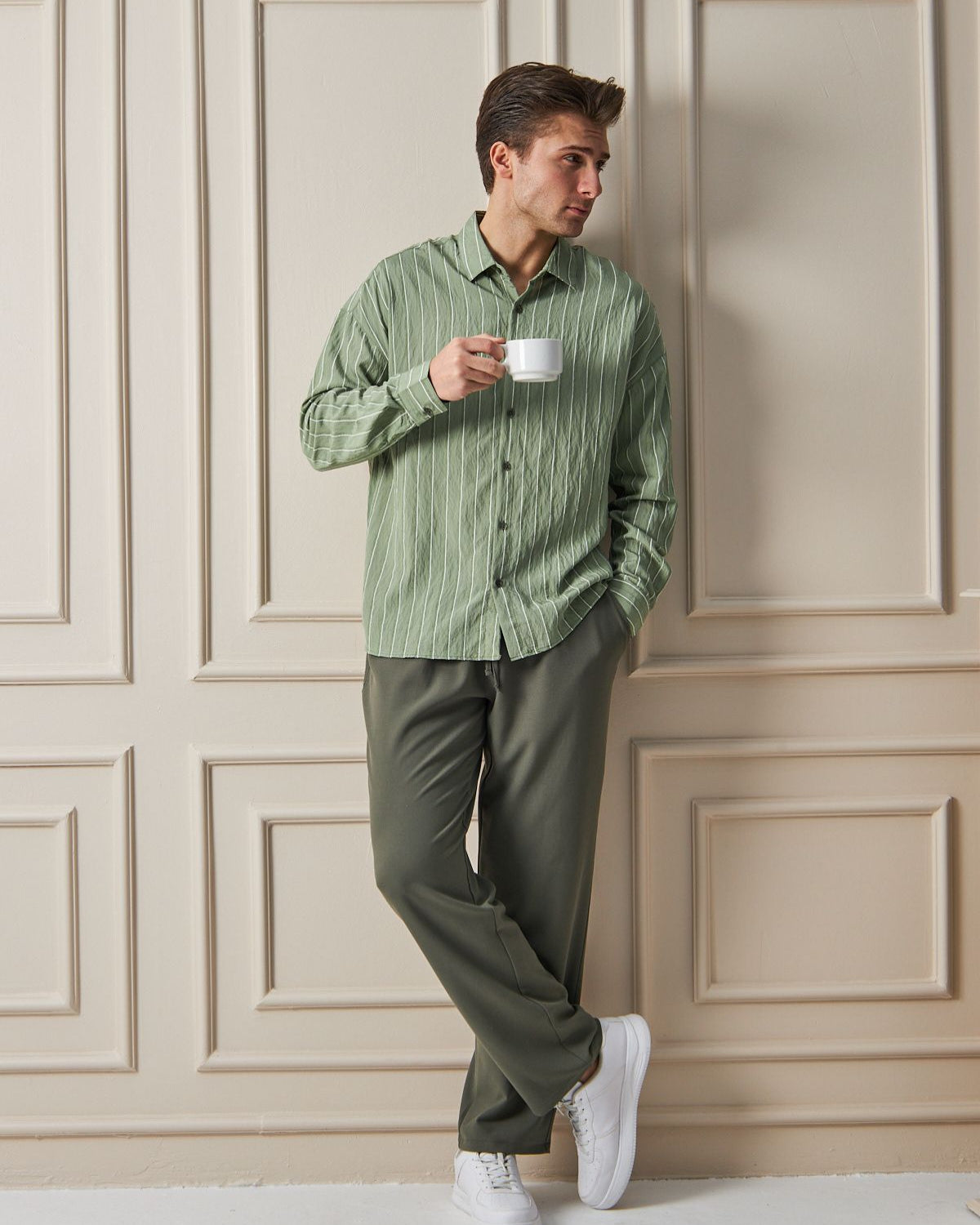 Rahat Kesim Lastikli Erkek Günlük Pantolon