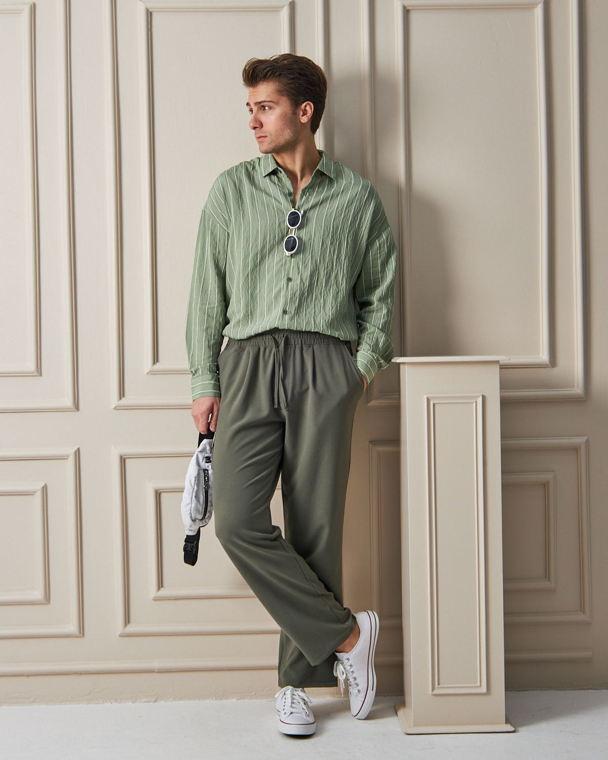 Rahat Kesim Lastikli Erkek Günlük Pantolon