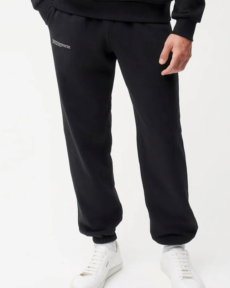 Beli Lastikli  Paçası Lastikli Pamuklu Nefes Alan Nature Concept Regular Fit Jogger Siyah Eşofman Al