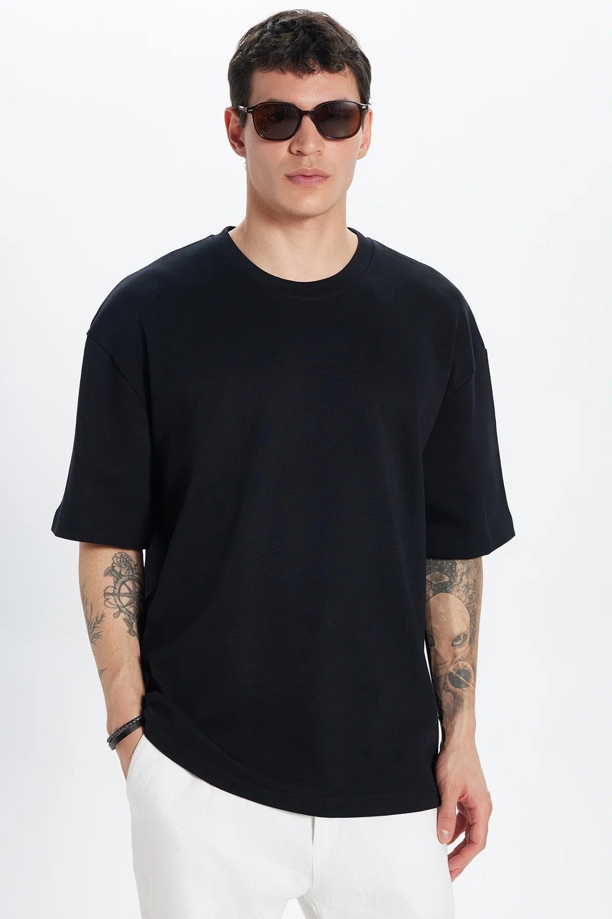 Erkek %100 Pamuk 2'li Tişört