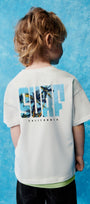 Surf California Yazılı Baskılı Beyaz Çocuk T-shirt