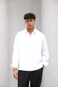 Yumuşak Dokulu Çizgili Modern Erkek Gömlek