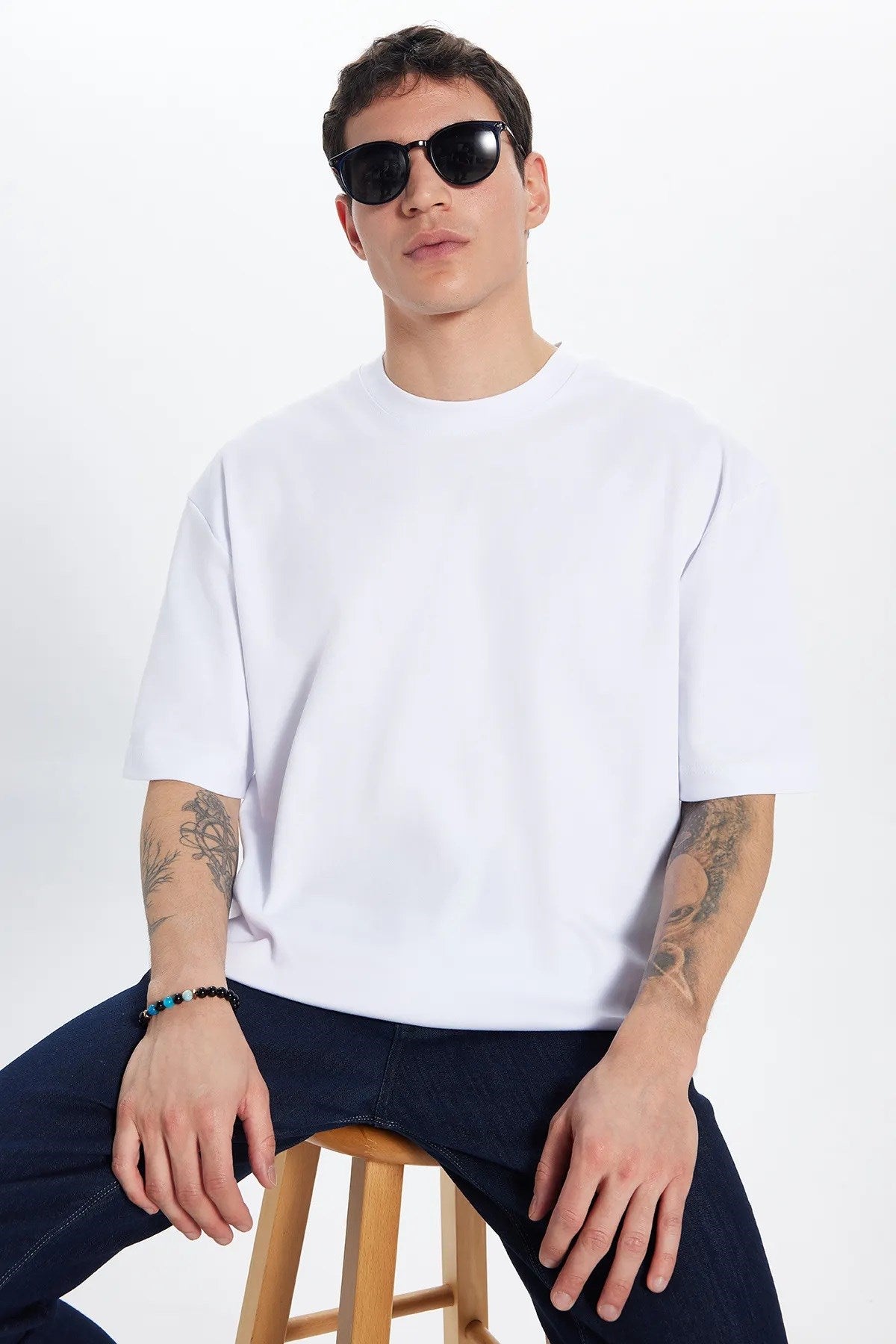 Erkek %100 Pamuk 2'li Tişört