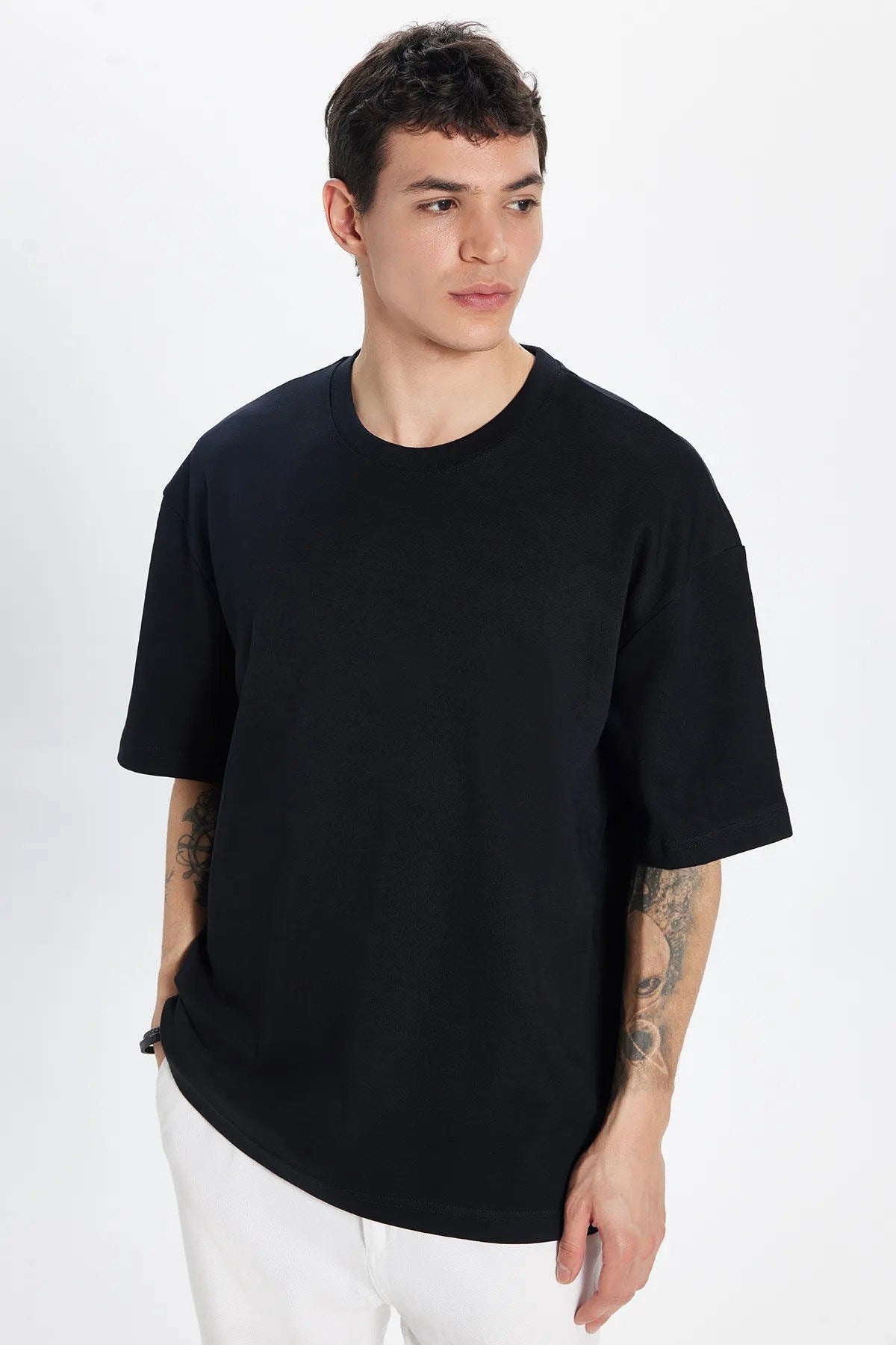 Erkek %100 Pamuk 2'li Tişört