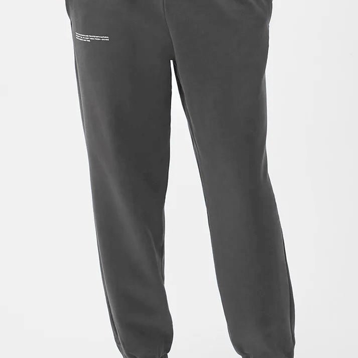 Beli Lastikli Paçası Lastikli Pamuklu Nefes Alan Nature Concept Regular Fit Jogger Füme Eşofman Altı