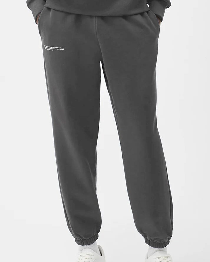 Beli Lastikli Paçası Lastikli Pamuklu Nefes Alan Nature Concept Regular Fit Jogger Füme Eşofman Altı