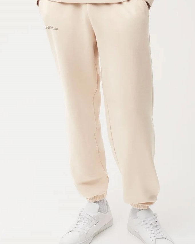 Beli Lastikli Paçası Lastikli Pamuklu Nefes Alan Nature Concept Regular Fit Jogger Bej Eşofman Altı