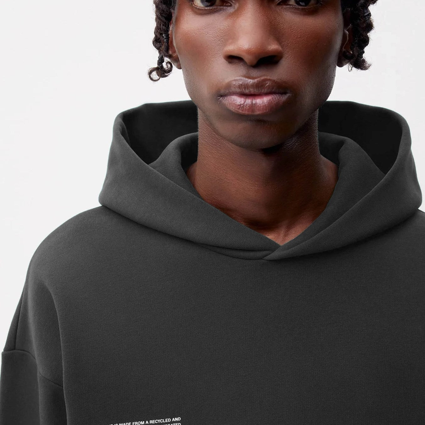 Füme Unisex Kapüşonlu Nature Concept Baskılı Oversize Hoodie Sweatshirt