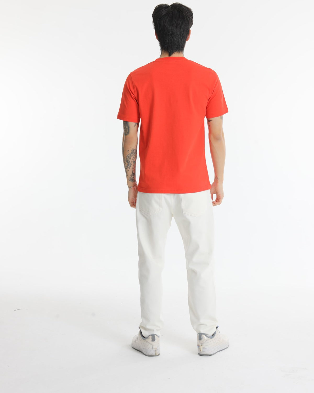 Bisiklet Yaka Erkek Work Hard Baskılı Pamuk T-shirt