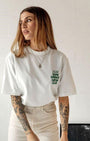 Slow Sundays Coffee Club Kadın Baskılı T-Shirt