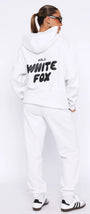 White Fox Kadın Melanj Bel Lastikli Cepli Vol 3 Baskılı Paça Lastikli Eşofman Alt