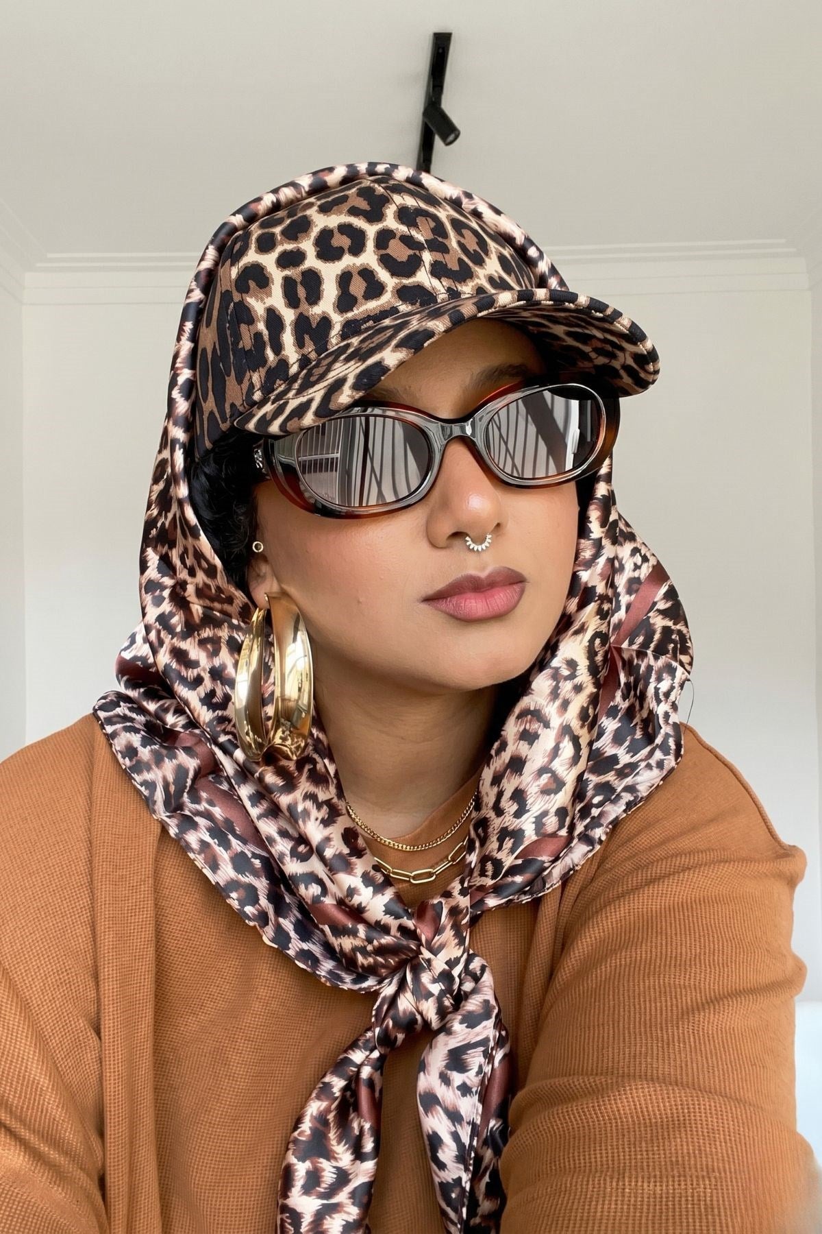 Kadın Leopar Desenli Beyzbol Şapkası Noir Leopard– Ayarlanabilir Siperli Günlük Cap
