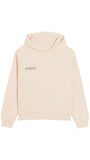 Ekru Unisex Kapüşonlu Nature Concept Baskılı Oversize Hoodie Sweatshirt 