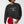 Bisiklet Yaka İçi Polar Manhattan 1984 Yazı Baskılı Siyah Oversize Sweatshirt