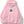 Kapüşonlu İçi Polar Starry Night Baskılı Pembe Unisex Oversize Hoodie Sweatshirt