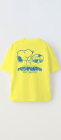 Peanuts Records Baskılı Sarı Kız Çocuk T-shirt 