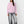 Vogue Yazı Baskılı Bisiklet Yaka İçi Polar Oversize Kesim Unisex Pembe Sweatshirt