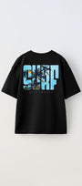 Surf California Yazılı Baskılı Siyah Çocuk T-shirt