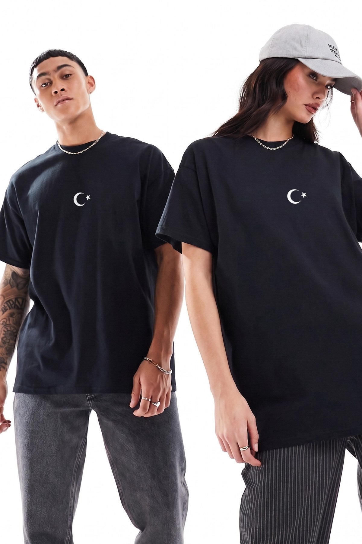 Unisex Oversize Tişört Legend of Türkiye Baskılı Siyah – Bisiklet Yaka, Rahat Kalıp, %100 Pamuk