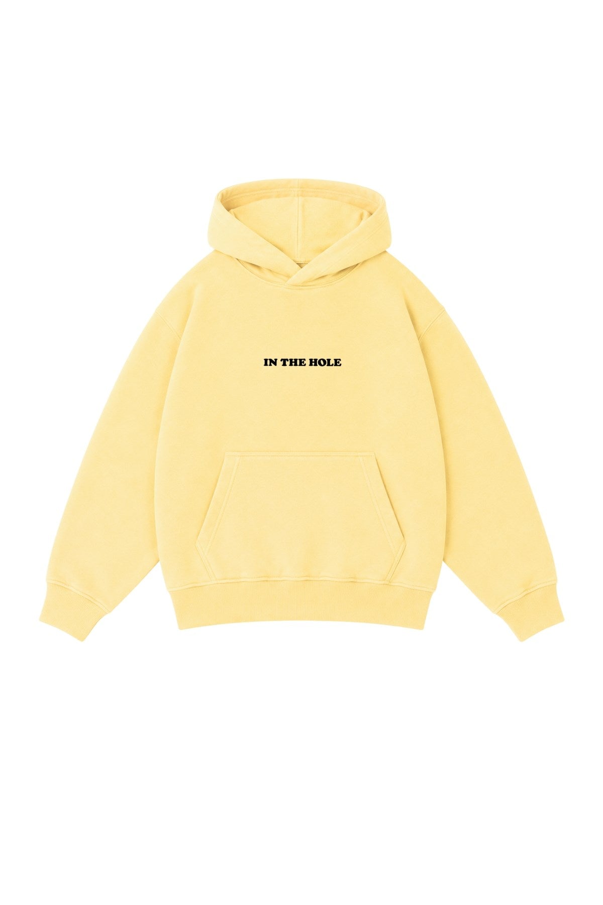 Erkek Çocuk Oversize Hoodie My Caddy Falls Baskılı Sarı – Kapüşonlu, Cepli, 3 İplik Polar