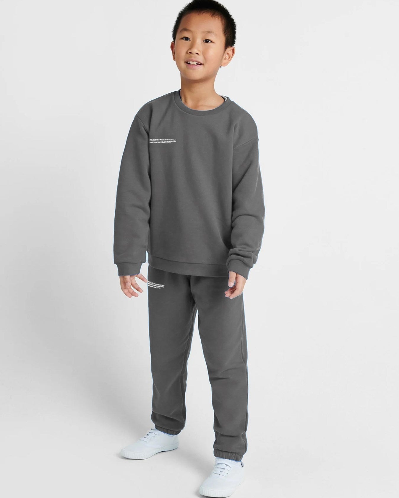 Füme Unisex Çocuk Bisiklet Yaka Nature Concept Baskılı Oversize Hoodie Sweatshirt 