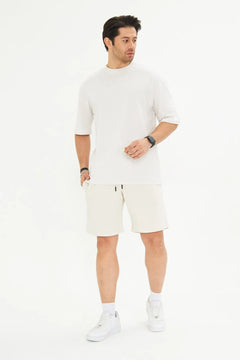 Pamuklu Relax Konforlu Oversize Tişört ve Şort Takımı