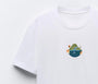 Do Not Work More Thank You Line Baskılı Beyaz Kadın T-shirt
