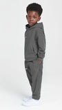 Füme Unisex Çocuk Kapüşonlu Nature Concept Baskılı Oversize Sweatshirt Hoodie