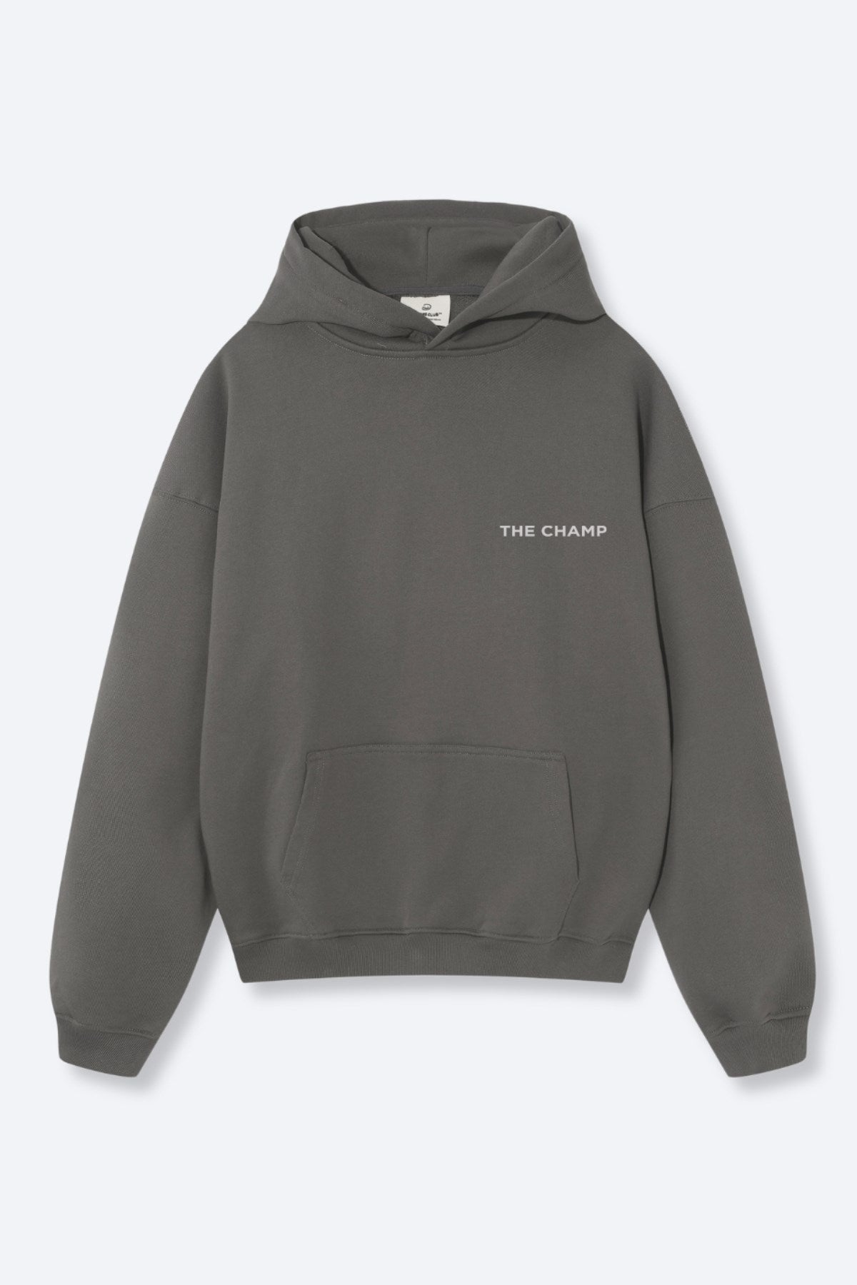 Every Thing Is Fine Baskılı Unisex  Füme Kapüşonlu Sweatshirt – 3 İplik Şardonlu Kumaş