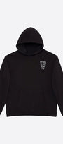 Kapüşonlu İçi Polar Normal People Scare Me Baskılı Siyah Unisex Hoodie Sweatshirt