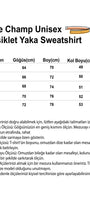 Kadın Ekru Teddy Ayıcık Baskılı 3 İplik Şardonlu Sweatshirt – Bisiklet Yaka, Rahat Kalıp