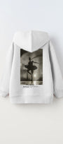 Kapüşonlu İçi Polar The Ballet School Baskılı Beyaz Unisex Çocuk Sweatshirt