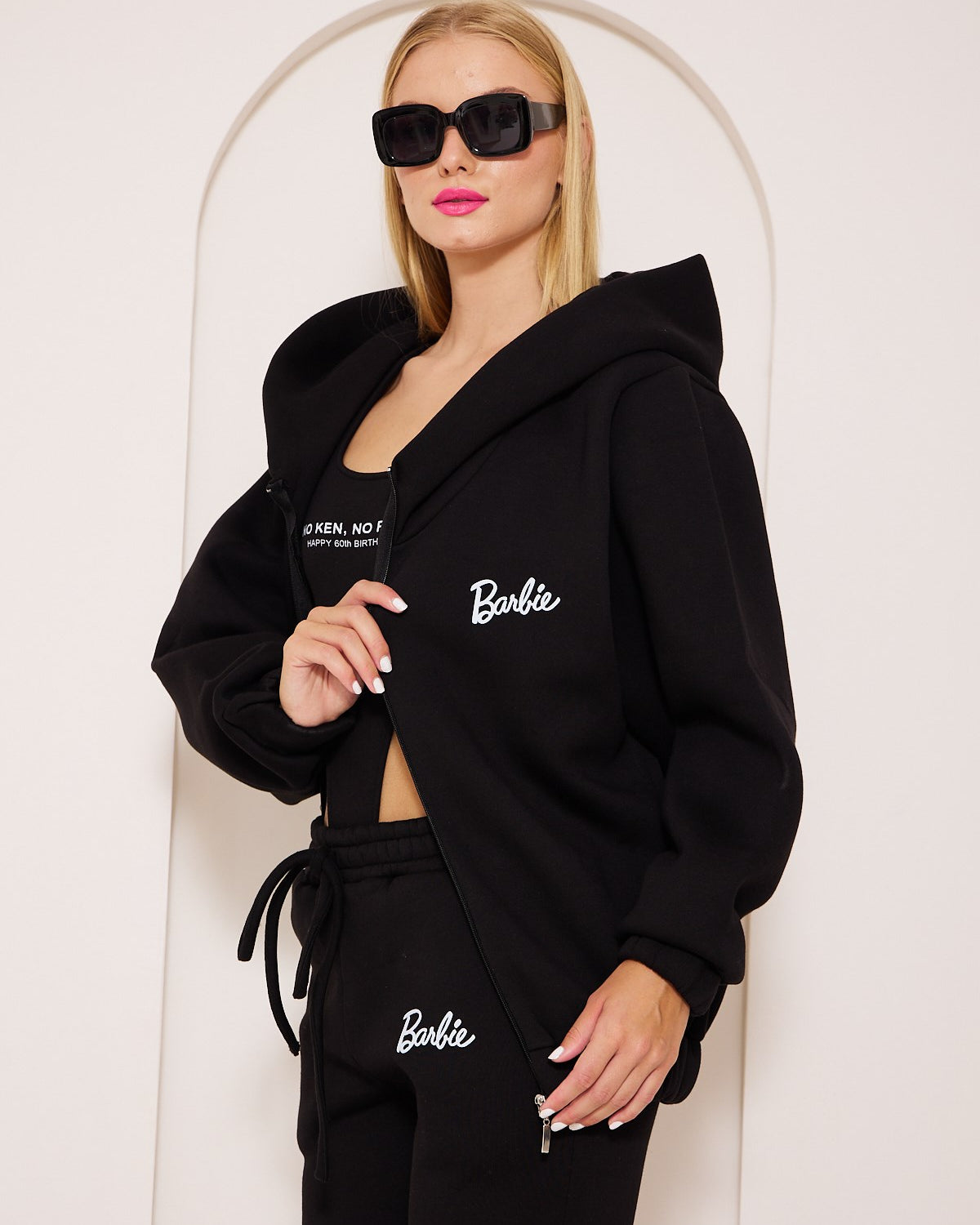 Barbie Baskılı 3'Lü Eşofman Takımı