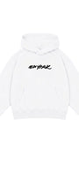 Erkek Çocuk Oversize Hoodie Sweatshirt DAY IN NYC Baskılı Beyaz – Kapüşonlu, Cepli, 3 İplik Polar
