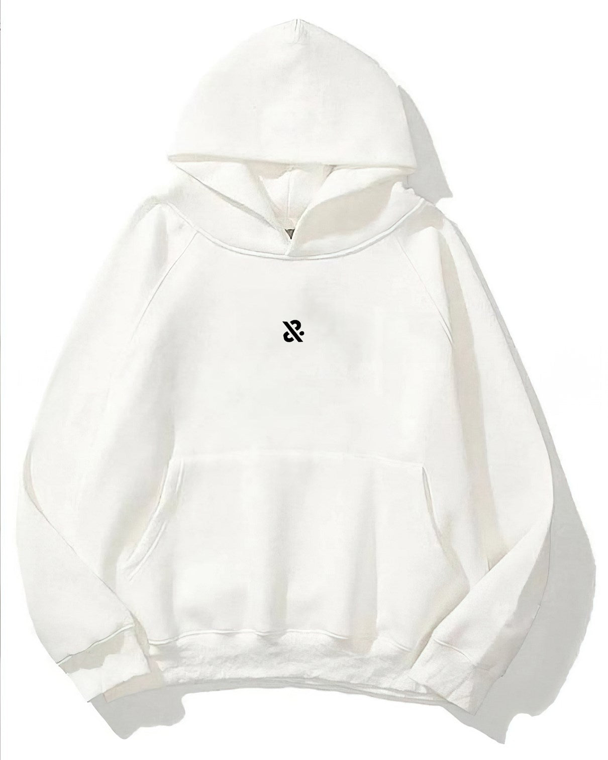 Kapüşonlu İçi Polar I'M Not Down Baskılı Beyaz  Unisex Hoodie Sweatshirt
