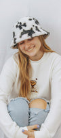 Kadın Oversize Sweatshirt Quiet Club 3D Baskılı Beyaz – Bisiklet Yaka, 3 İplik Şardonlu Polar