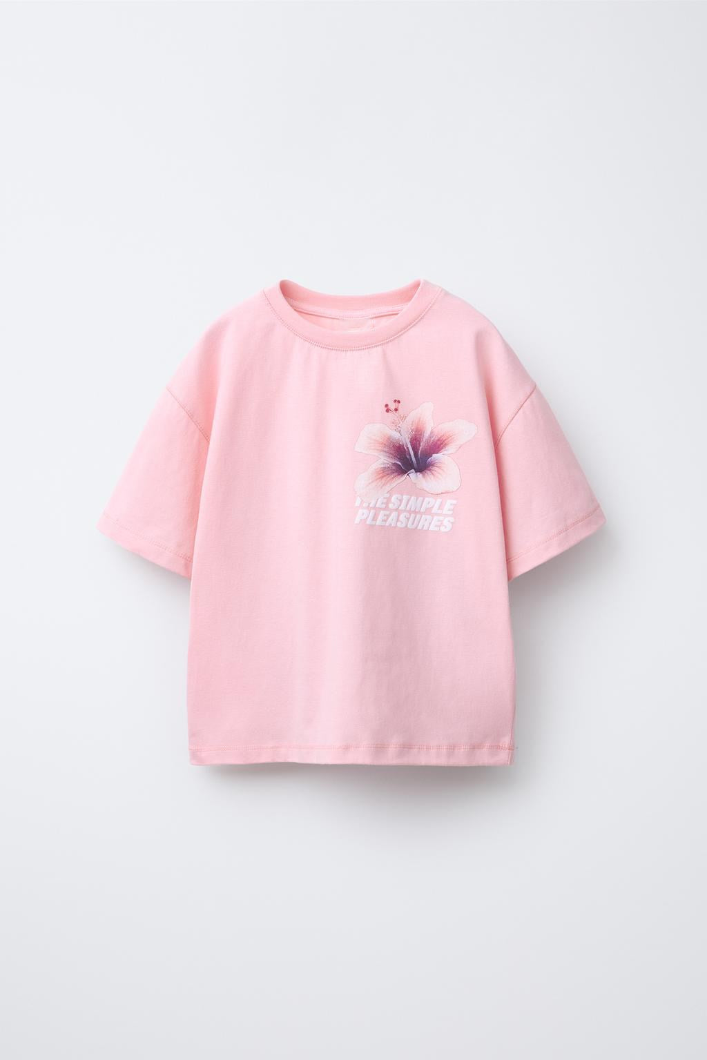 Me Simple Pleasures  Baskılı Kız Çocuk  %100 Pamuk Tişört