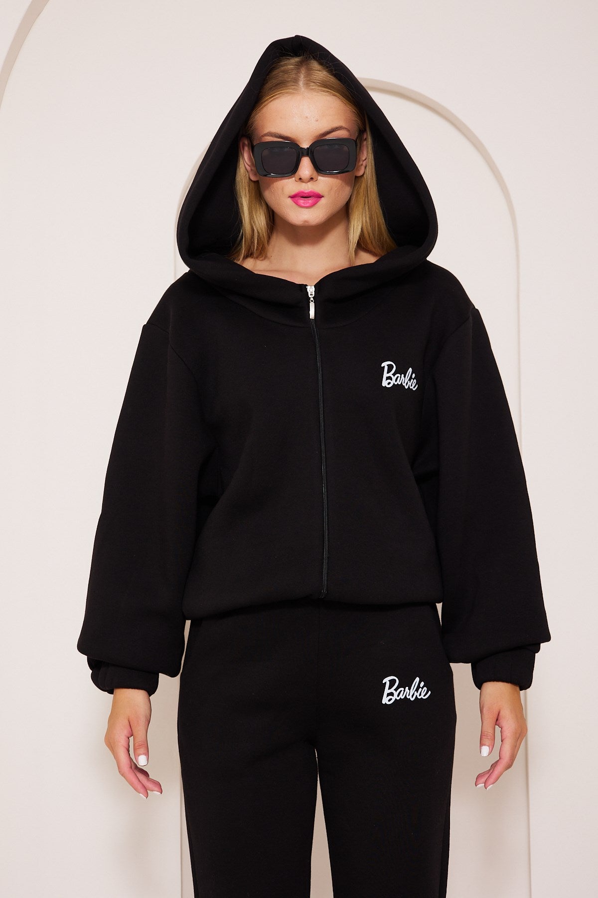 Barbie Baskılı 3'Lü Eşofman Takımı