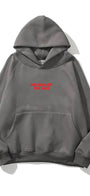 Kapüşonlu İçi Polar No Heart No Art Baskılı Füme Unisex Hoodie Sweatshirt