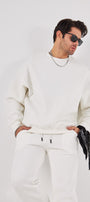 Bisiklet Yaka Basic 3 iplik Şardonlu Oversize Sweatshirt