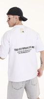 Bisiklet Yaka Oversize Erkek T-shirt