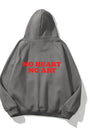 Kapüşonlu İçi Polar No Heart No Art Baskılı Füme Unisex Hoodie Sweatshirt