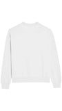 Bisiklet Yaka İçi Polar Life Story Yazı Baskılı Füme Oversize Sweatshirt
