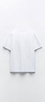 Le Livre Etait Mieus Yazılı Kadın Beyaz T-Shirt
