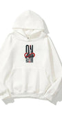 Kapüşonlu İçi Polar Kemal Atatürk 10 Kasım Baskılı Beyaz Unisex Hoodie Sweatshirt