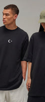 Unisex Oversize Tişört Legend of Türkiye Baskılı Siyah – Bisiklet Yaka, Rahat Kalıp, %100 Pamuk